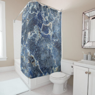 Bue Grey Black Marble & Beige Veins