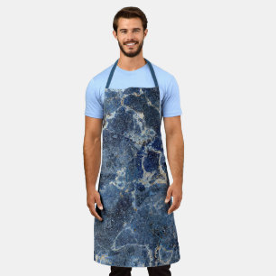 Bue Grey Black Marble & Beige Veins Apron