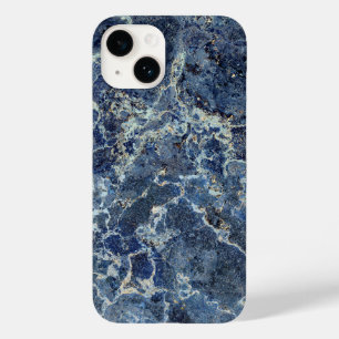 Bue Grey Black Marble & Beige Veins Case-Mate iPhone 14 Case