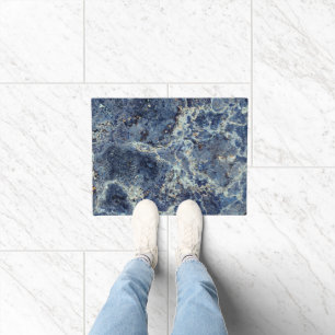 Bue Grey Black Marble & Beige Veins Doormat
