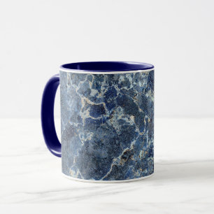 Bue Grey Black Marble & Beige Veins Mug