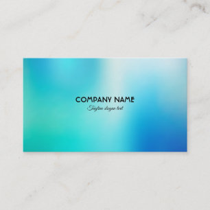 Bue tones blurred background business card
