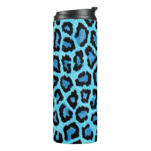 Bue Trendy Leopard Pattern Thermal Tumbler