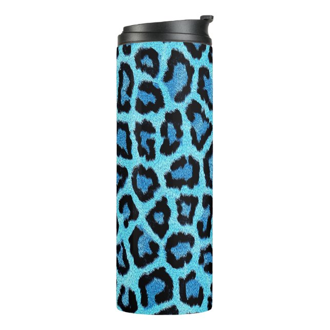 Bue Trendy Leopard Pattern Thermal Tumbler (Rotated Left)