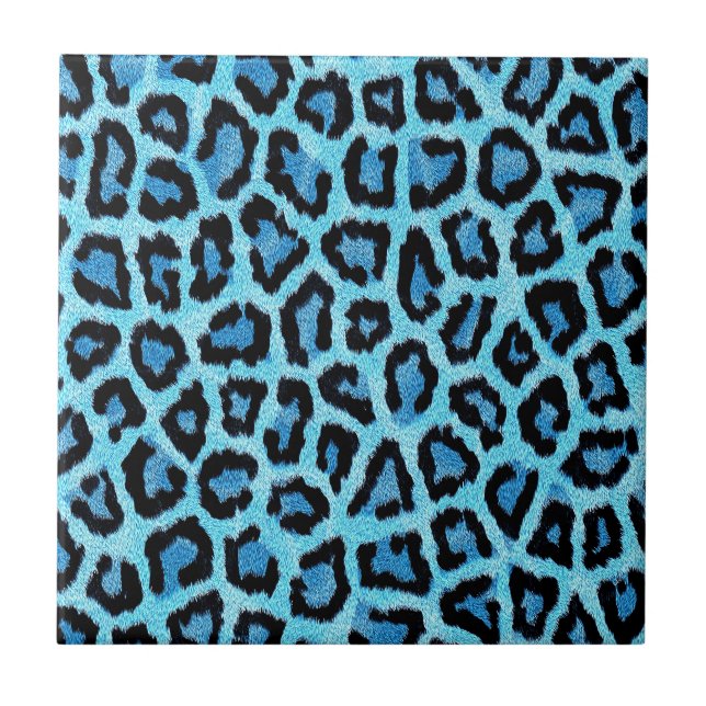 Bue Trendy Leopard Pattern Tile (Front)