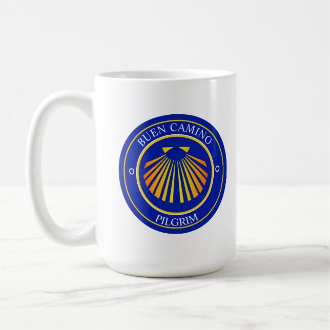 Buen Camino pilgrims  Coffee Mug (Left)