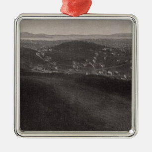 Buena Vista Park, City, from Twin Peaks Metal Ornament