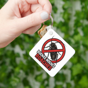 Buenas Noches Roaches – Funny Anti Bug Bilingual Keychain