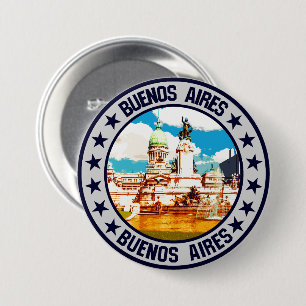 Buenos Aires                                       3 Inch Round Button