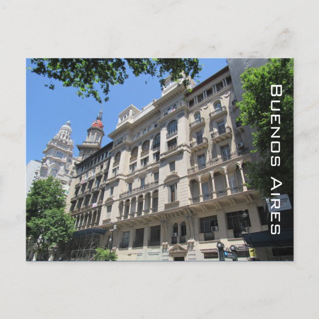 buenos aires architecture postcard (Front)