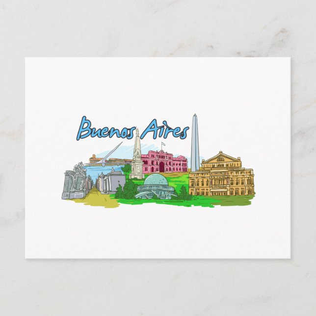 Buenos Aires - Argentina Postcard (Front)