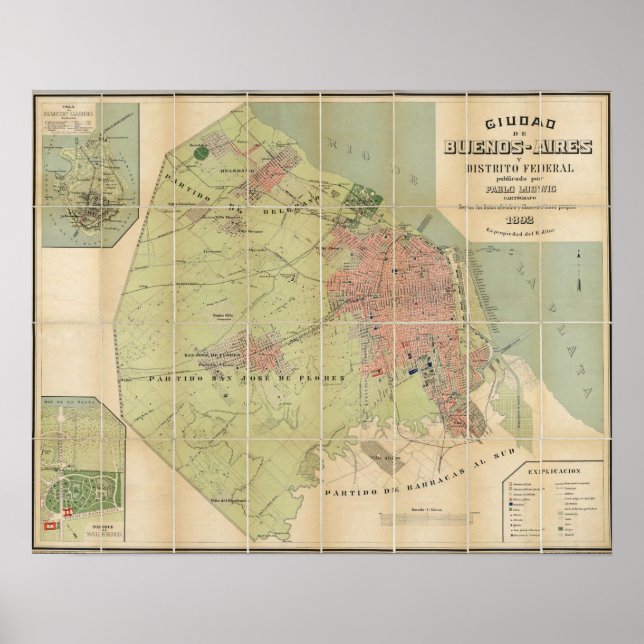 Buenos Aires Argentina Poster (Front)