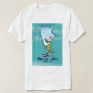 Buenos Aires, Argentina travel poster T-Shirt