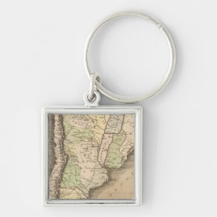 Buenos Aires, Chile, and Patagonia Keychain