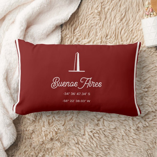 Buenos Aires City location Throw Pillow (Blanket)
