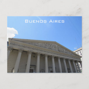 buenos aires columns postcard