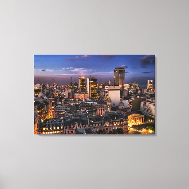 Buenos Aires Desde La Legislatura V Canvas Print (Front)