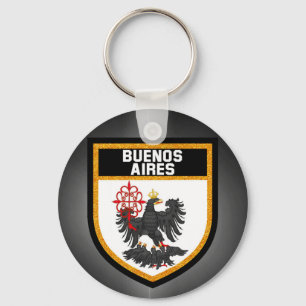 Buenos Aires Flag Keychain