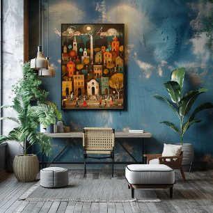 Buenos Aires: Paris of South America - Whimsical Poster