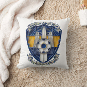 Buenos Aires Passion, Capital City Soccer Gift Throw Pillow