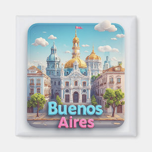 Buenos Aires Travel Souvenir Keepsake 💙 Magnet