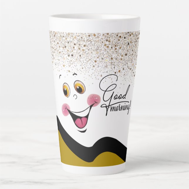 buenos días latte mug (Front)