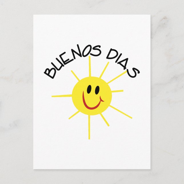 Buenos Dias Postcard (Front)