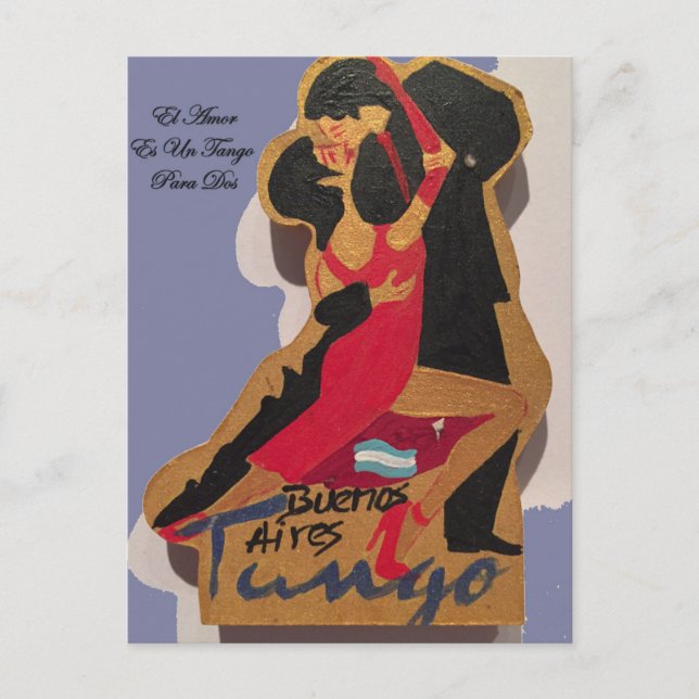 BuenosAires_Tango_Poem Postcard (Front)