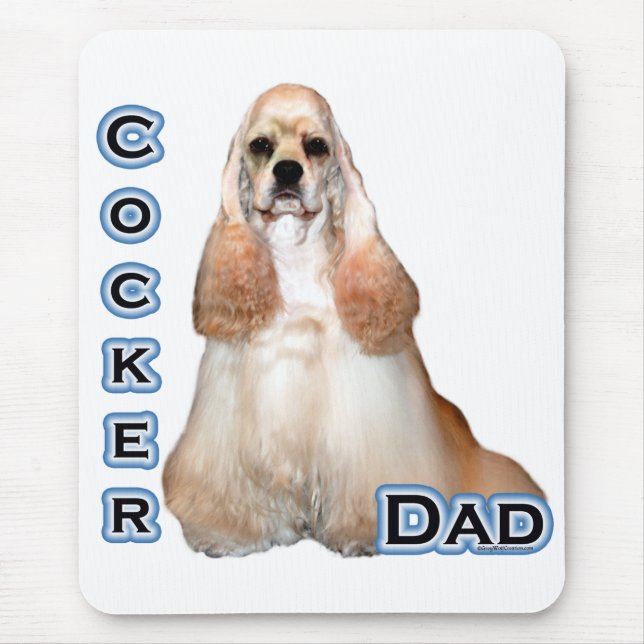 Buff Cocker Spaniel Dad 4 Mouse Pad (Front)