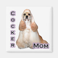 Buff Cocker Spaniel Mom; Cocker Spaniel Mom