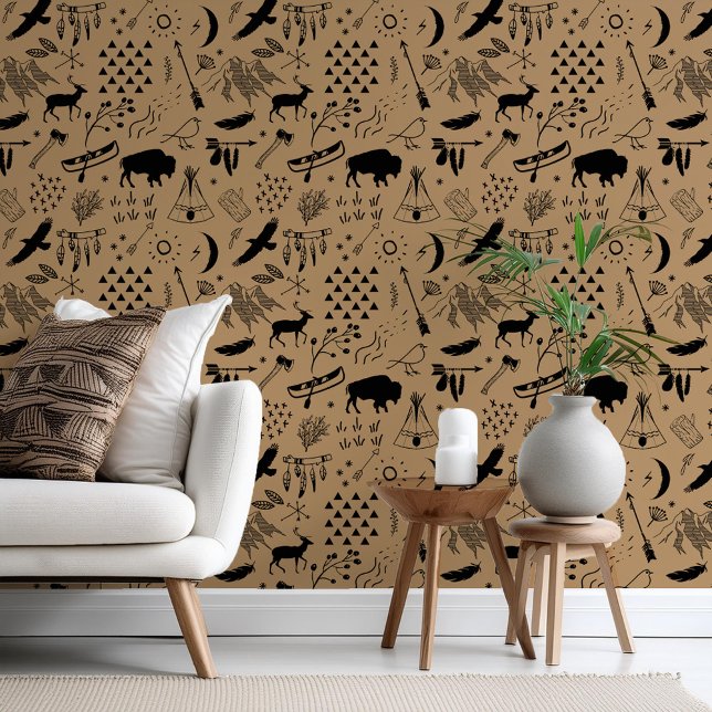 Buffalo Adventures Black on Any Background ID599 Wallpaper (Creator Uploaded)