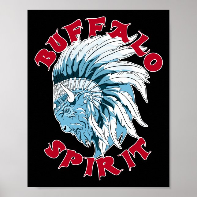 Buffalo Animal Spirit Poster (Front)
