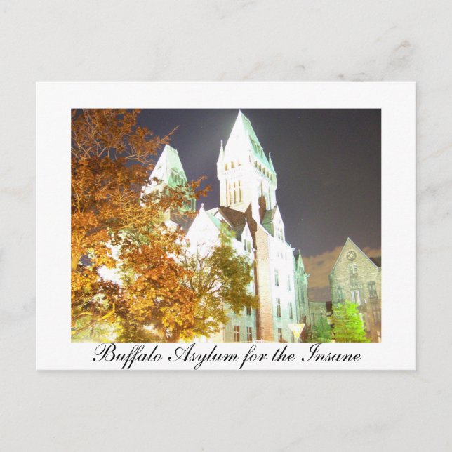Buffalo Asylum for the Insane Postcard (Front)