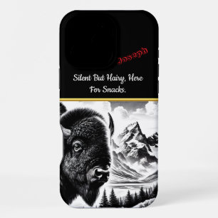 Buffalo at Dawn in Mountain Landscape iPhone 16 Pro Max Case