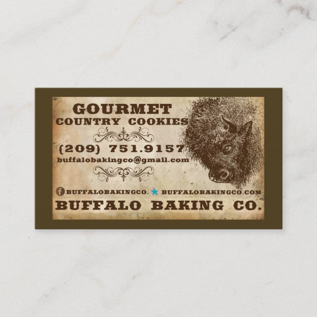 buffalo baking business card (Front)
