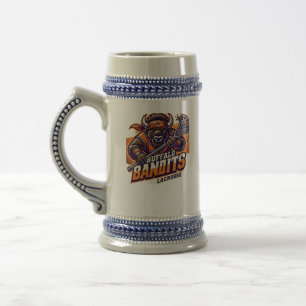 Buffalo Bandits Lacrosse Beer Stein