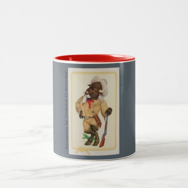 Buffalo Bill 11oz two-toned coffee mug (Center)