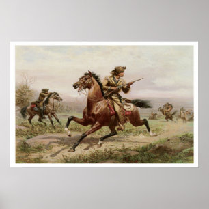 Buffalo Bill 1885 Art Vintage Affiche