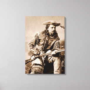 Buffalo Bill Cody - Circa 1880 Canvas Print