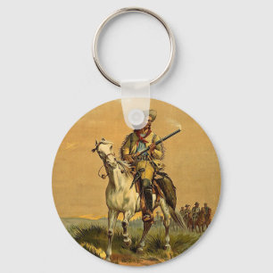 Buffalo Bill "The Scout" Vintage Advertisement Keychain