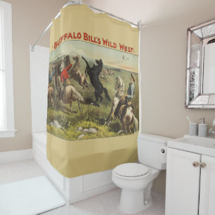 Buffalo Bill Wild West Cowboy Horse Poster
