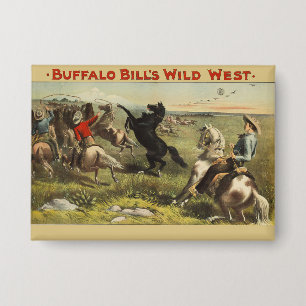 Buffalo Bill Wild West Cowboy Horse Poster