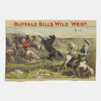Buffalo Bill Wild West Cowboy Horse Poster