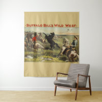 Buffalo Bill Wild West Cowboy Horse Poster