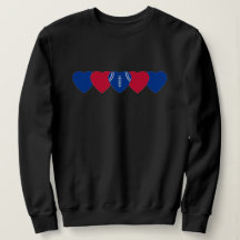 Buffalo Bills Heart Football Dark