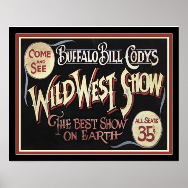 Buffalo Bill's Wild West Poster 16 x 20 (Front)