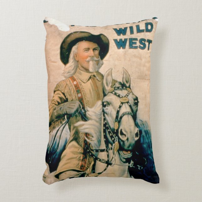 'Buffalo Bill's Wild West', Sells Floto Circus (co Decorative Pillow (Front(Vertical))