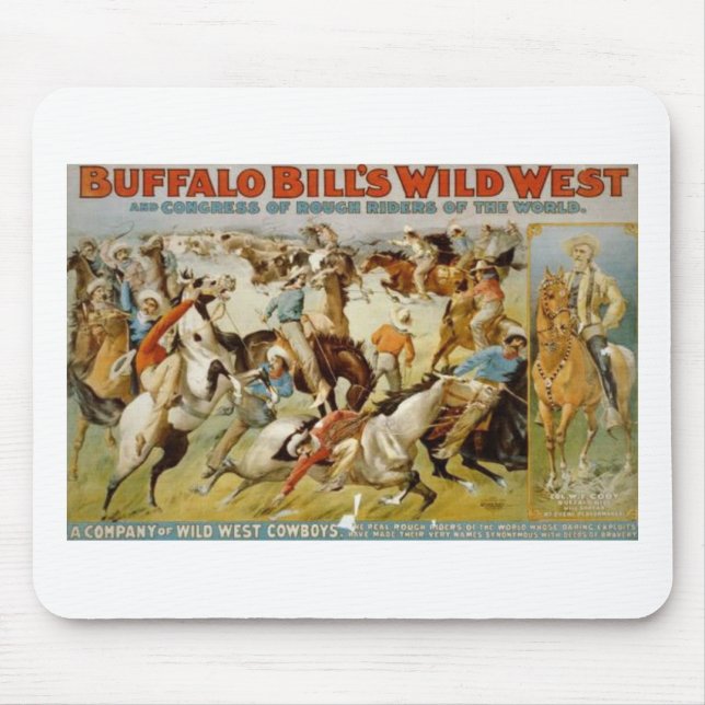 Buffalo Bill's Wild West Show Mouse Pad (Front)