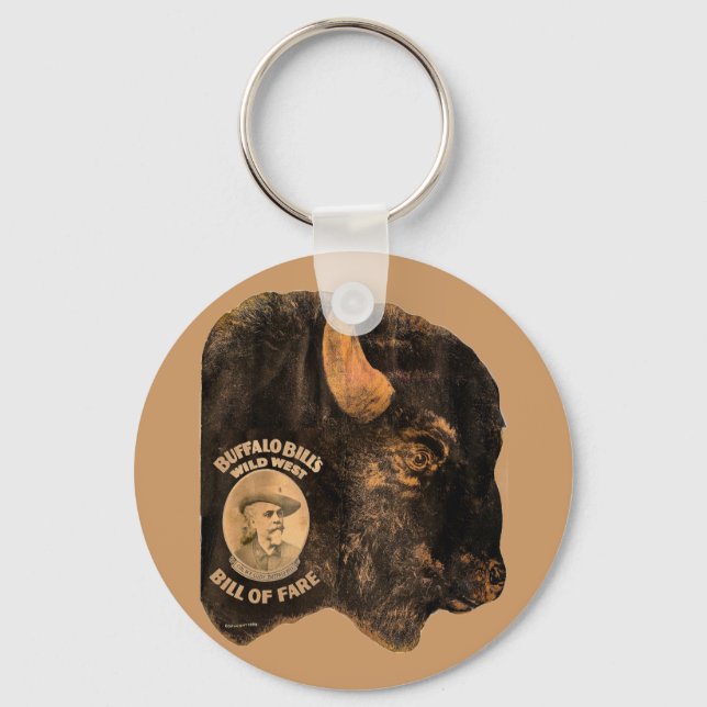 Buffalo Bill's Wild West Show vintage 1898 Keychain (Front)