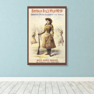 Buffalo Bill's Wild West Show with Annie Oakley Canvas Print